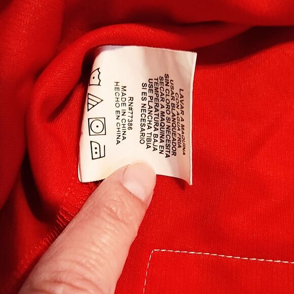 Texas Rangers True Fan Jersey Mens Large Red MLB Baseball - Picture 13 of 13